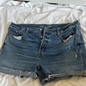 Old Navy Women's Distressed Blue Jean Shorts